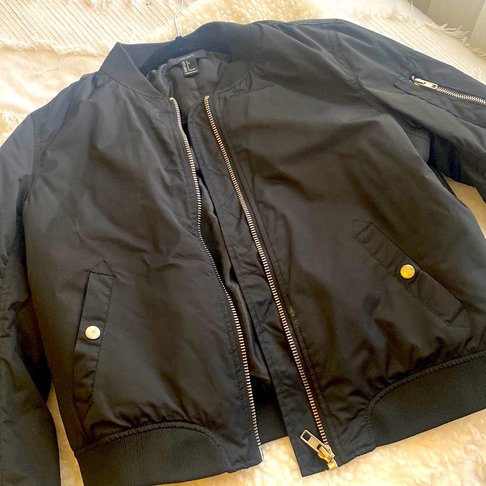Bomber Jacket in Black